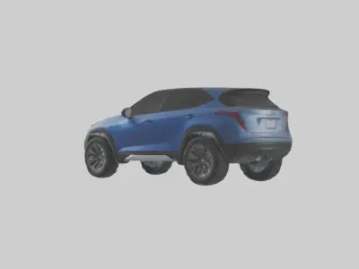 Crossover Model 1 Low-poly 3D model