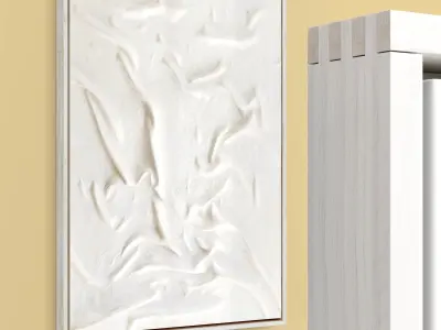 Plaster Two Frame 21 Low-poly 3D model