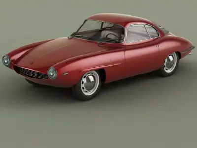 Alfa Romeo Giulietta Sprint Speciale Prototipo 3D model