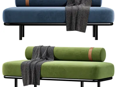 Etta Ottoman By Indesignlive 3D model