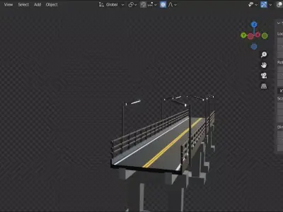 3D  Brige  3D model