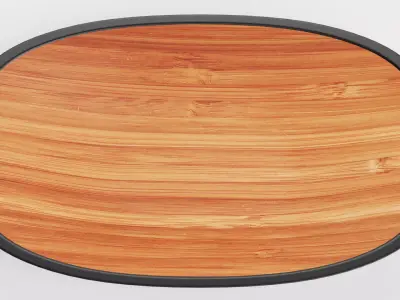 -Bamboo Bowl V4- Low-poly 3D model