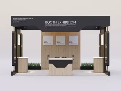 Booth Exhibition 2 3D model