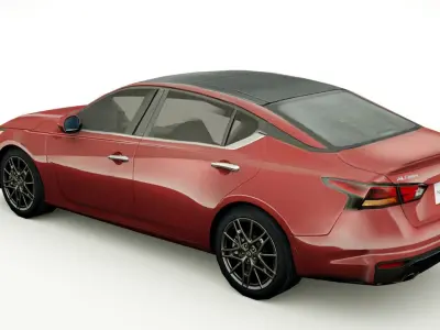 Nissan Altima SR 2023 Low-poly 3D model