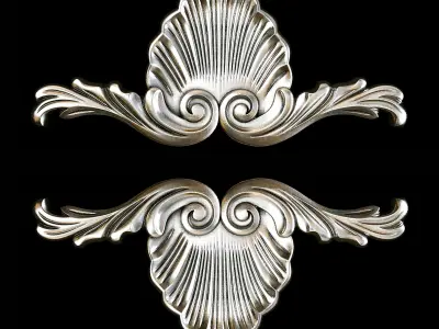 Classic carved 081 3D model