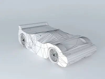 Lightning sports car Free 3D model