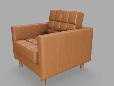 Morabo Armchair Low-poly 3D model