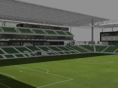 Q2 Stadium - Austin FC Texas USA 3D model
