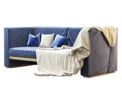 Sofa Visavis Bruehl 3D model