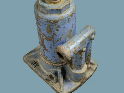 Jack Tool - Photogrammetry Asset 3D PhotoScan Low-poly 3D model