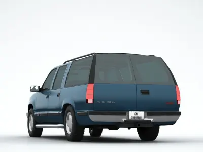 GMC Suburban 1992 3D model