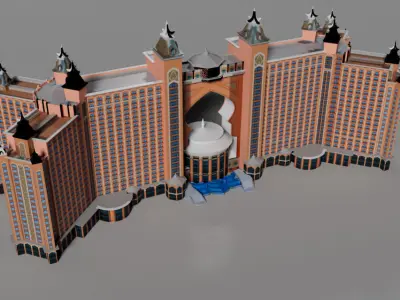 Atlantis The Palm Dubai 3D model