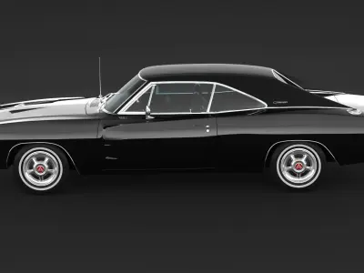 1968 Dodge Charger RT 3D model