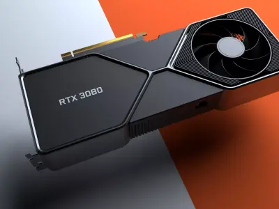 RTX 3080 Model  3D model