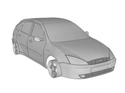 01 Ford Focus Ghia  3D print model