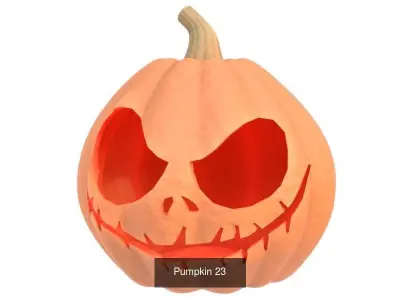 Pumpkin vol 01 3D Model Collection
