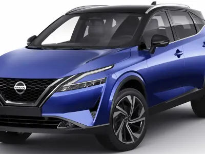 Nissan Qashqai 2022 3D model