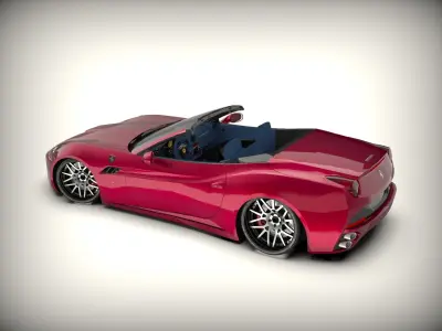 Ferrari California Car 3D Model 3D model
