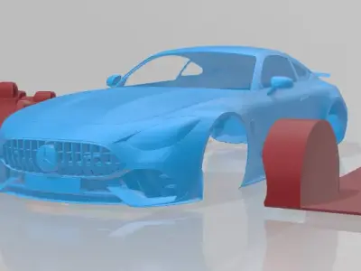 Mercedes Benz AMG GT63 PRO 2025 - 3D Printable Model  3D print model