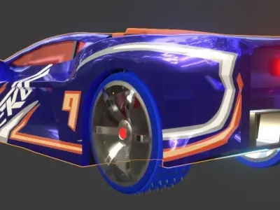 Hotwheels Reverb 3D model
