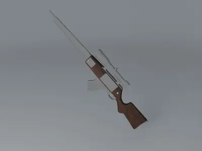 RG 6s Rifle Guitar Free 3D model