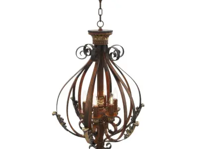 Livex Villa Verona 855 Foyer Pendant 3D model