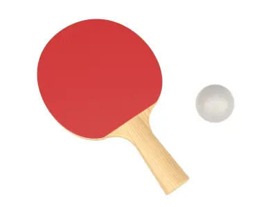 Tennis racquet 3D model