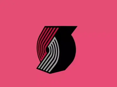 Portland Trail Blazers Team Logo 3D model