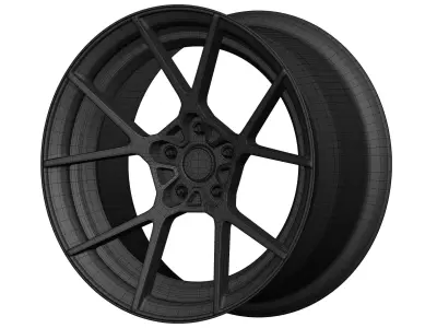 Rotiform KPS Aftermarket Wheel Low-poly 3D model
