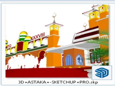 Event Venue Design 3D model