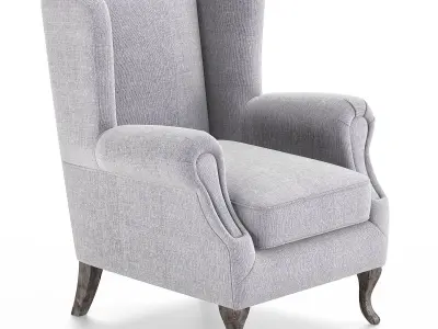 Choix de fauteuil bergere Low-poly 3D model