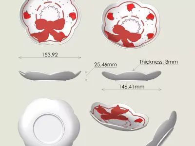 Decorative Plate 3D print model
