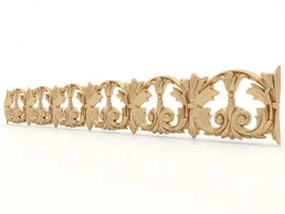 Ceiling Molding 9 - For CNC and Interior 3D model