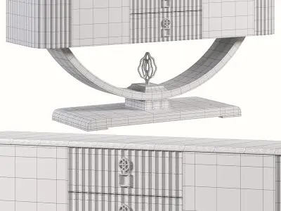 Swing Backsofa Consolle  3D model