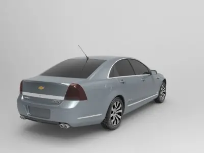 caprice 2007 ss Low-poly 3D model
