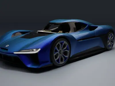 NIO EP9 Low-poly 3D model