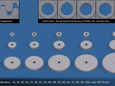 Spur Gear Collection 03