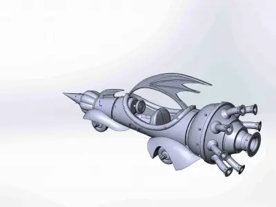  Wacky Races - the mean machine Free 3D print model