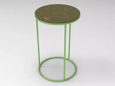 Nulk Side Table Low-poly 3D model