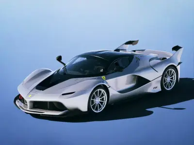 Ferrari FXX K 2015 Low-poly 3D model