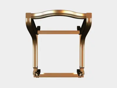 Carved chair for cnc 17 3D model