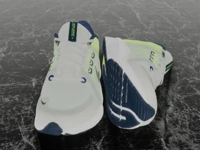 NIKE QUEST 4 3D SHOES 3D model