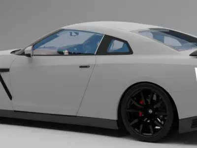 Nissan GTR Low-poly 3D model purchase