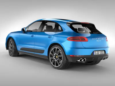Porsche Macan S 2015 3D model