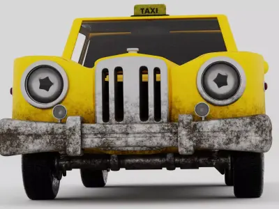 Car Taxi 3D model