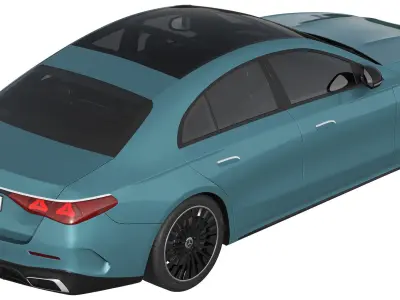 Mercedes-Benz E-Class AMG-line 2023 3D model