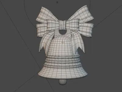Christmas Bell Free low-poly 3D model