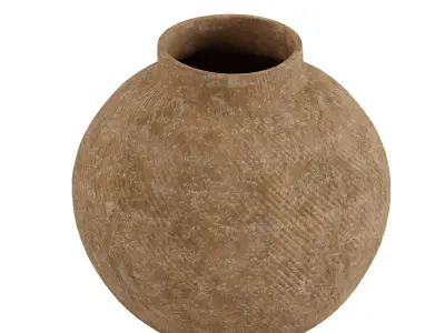 Round Striped Vase 3D model