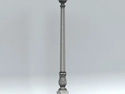 Baluster 003a 3D model
