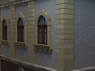 Low Poly House Free 3D model